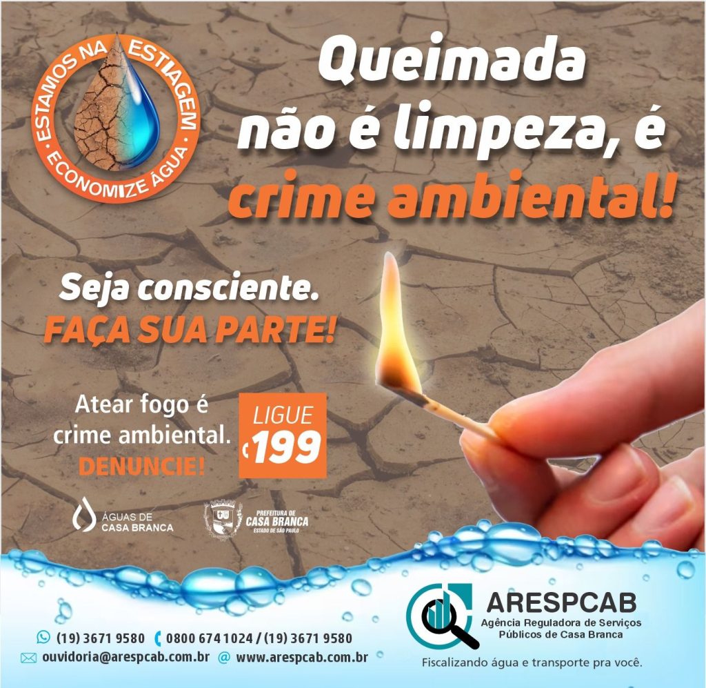 Queimada é crime